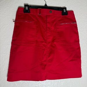 Ralph Lauren Golf Vibrant Red Skort Size 6 Golf Tennis Activewear Athleisure